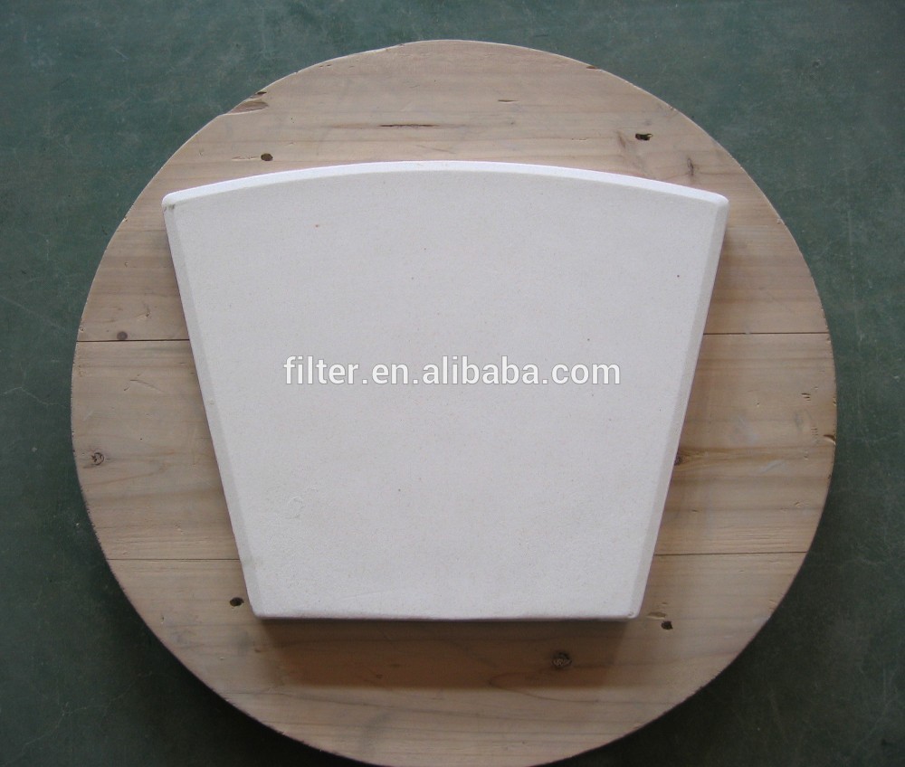 Placa de filtro de vacío de cerámica con alta calidad